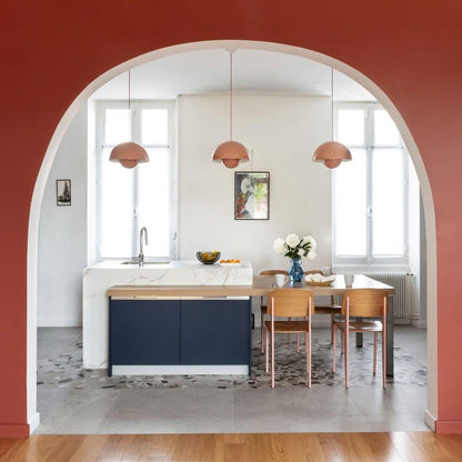 Pendant Light | Glossy Dome Shade Design