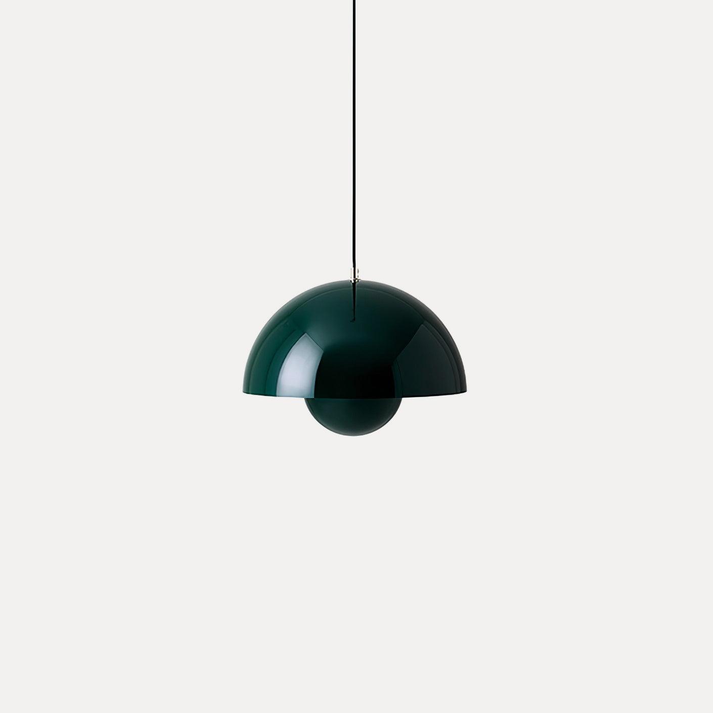 Pendant Light | Glossy Dome Shade Design
