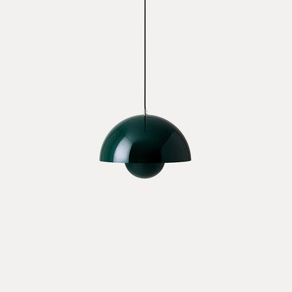 Pendant Light | Glossy Dome Shade Design
