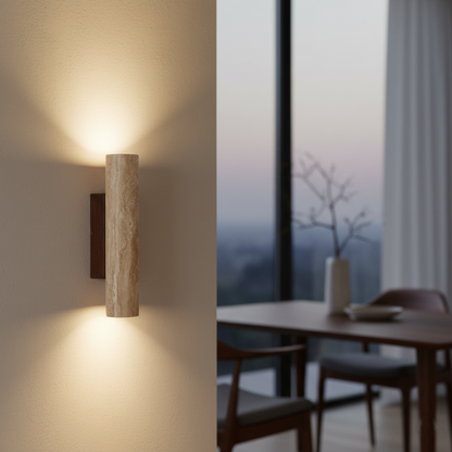Wall Light | Travertine Up Down Design