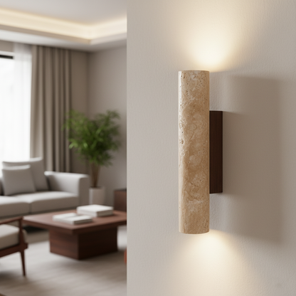 Wall Light | Travertine Up Down Design