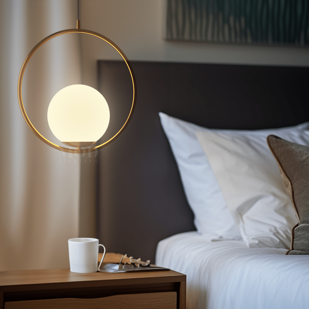 Pendant Light | Oval Frame Globe Design