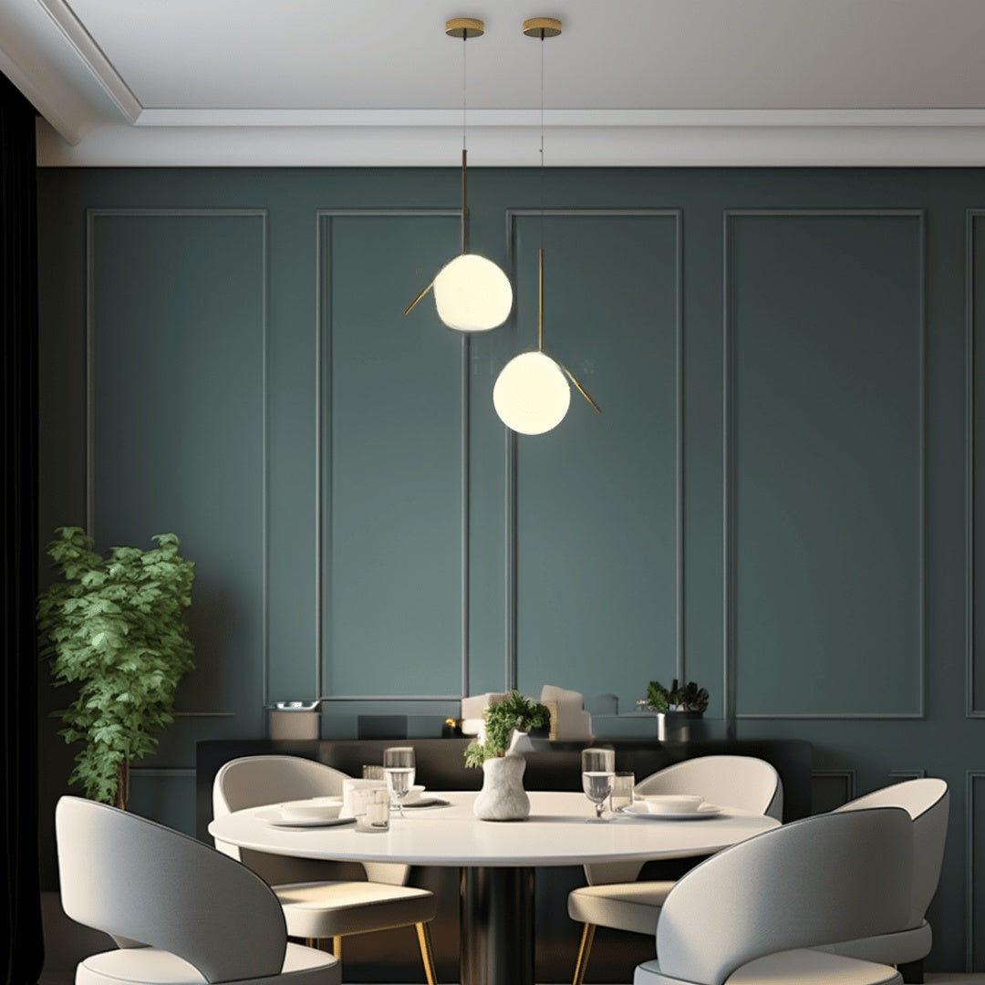 Pendant Light | Oval Frame Globe Design