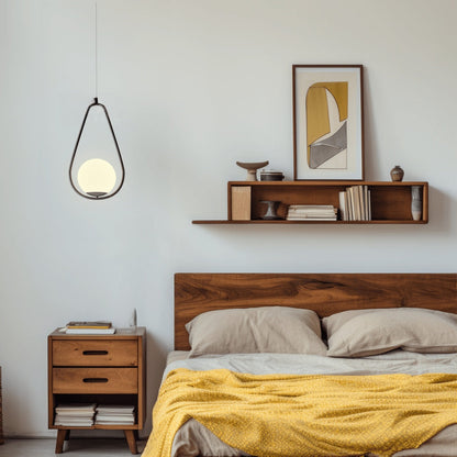 Pendant Light | Oval Frame Globe Design