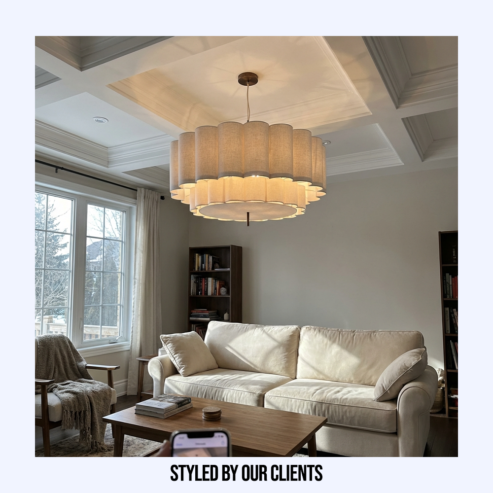 Pendant Light | Layered Shade Cluster Design