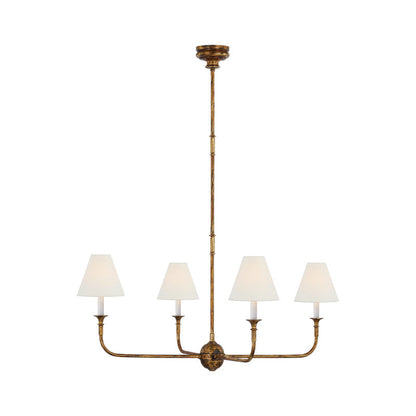 Pendant Light | Vintage Fabric Shade Chandelier