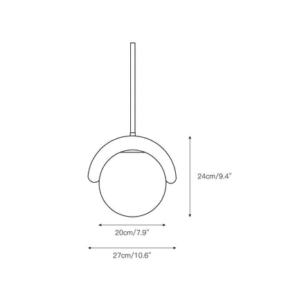 Pendant Light | Wavy Sphere Chandelier Design