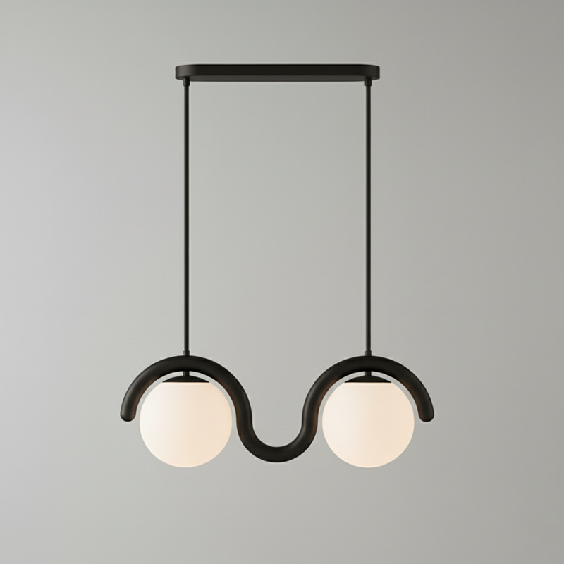 Pendant Light | Wavy Sphere Chandelier Design