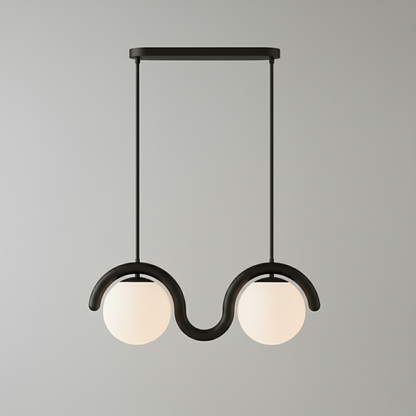Pendant Light | Wavy Sphere Chandelier Design