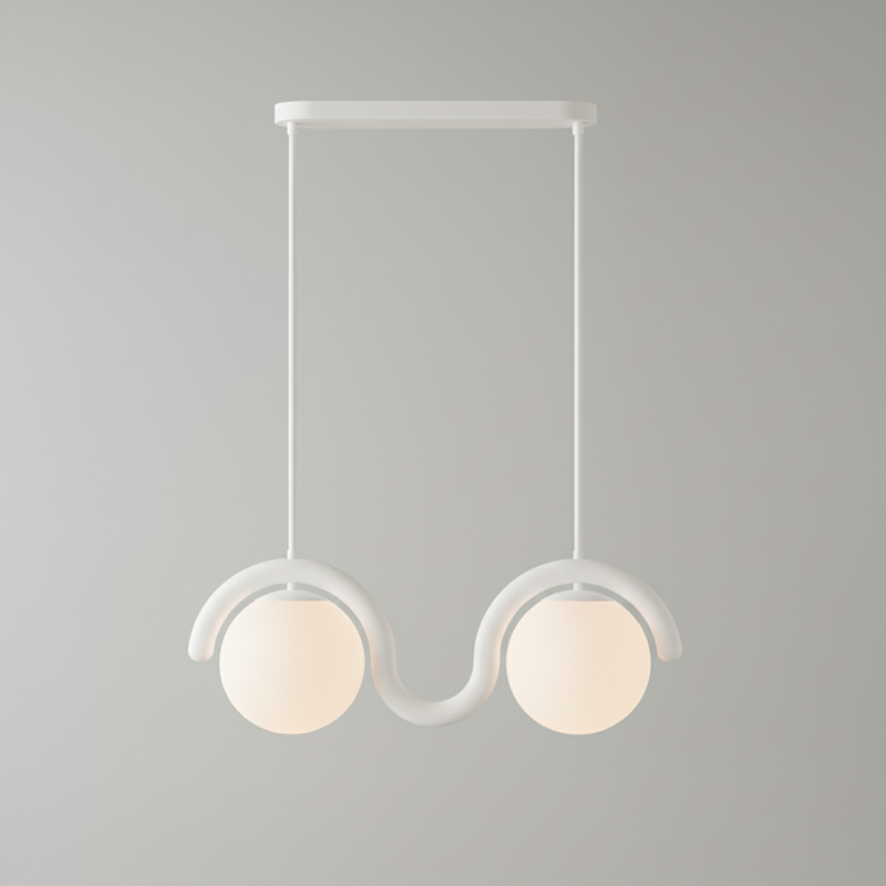 Pendant Light | Wavy Sphere Chandelier Design