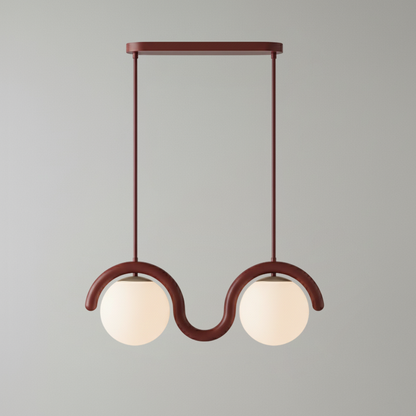 Pendant Light | Wavy Sphere Chandelier Design