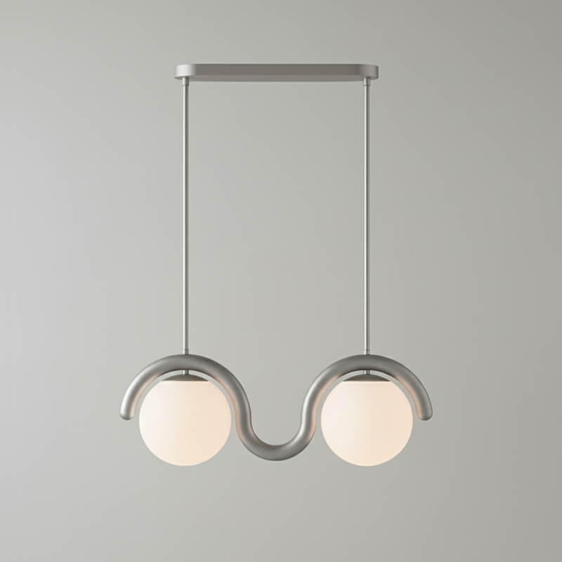 Pendant Light | Wavy Sphere Chandelier Design