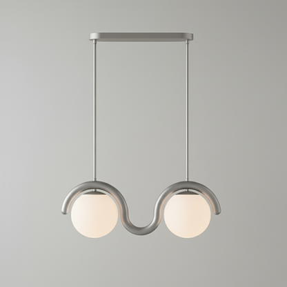 Pendant Light | Wavy Sphere Chandelier Design