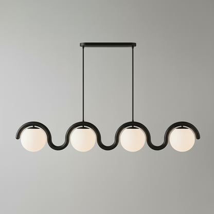 Pendant Light | Wavy Sphere Chandelier Design