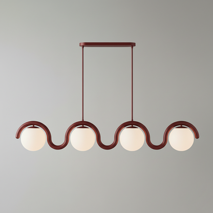 Pendant Light | Wavy Sphere Chandelier Design