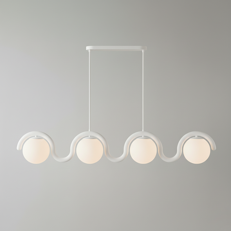 Pendant Light | Wavy Sphere Chandelier Design