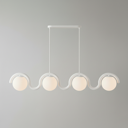 Pendant Light | Wavy Sphere Chandelier Design