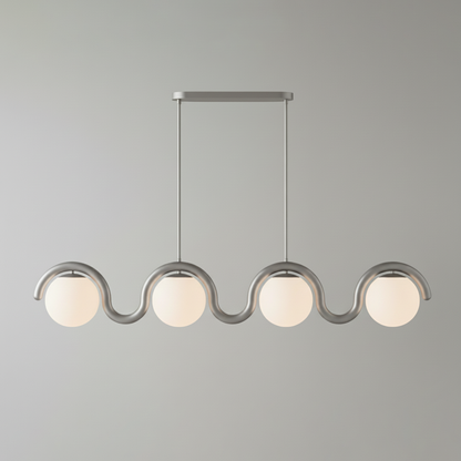 Pendant Light | Wavy Sphere Chandelier Design