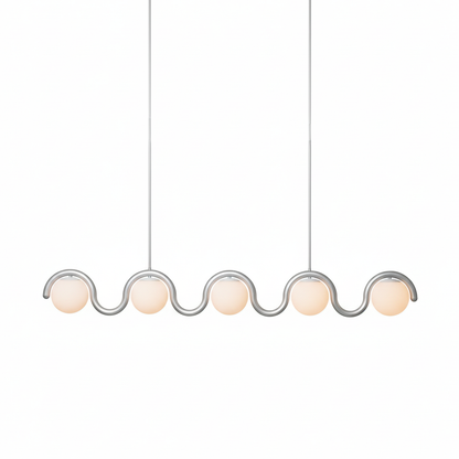 Pendant Light | Wavy Sphere Chandelier Design