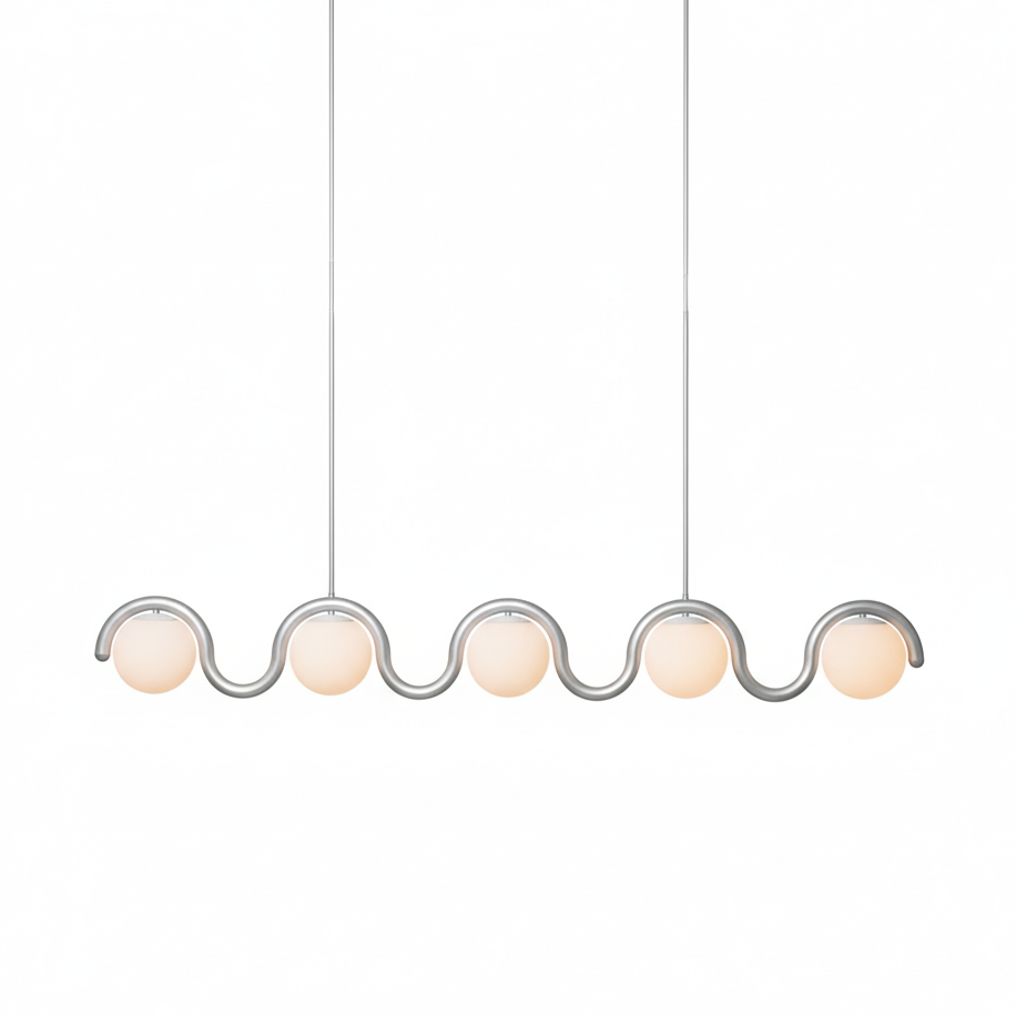 Pendant Light | Wavy Sphere Chandelier Design