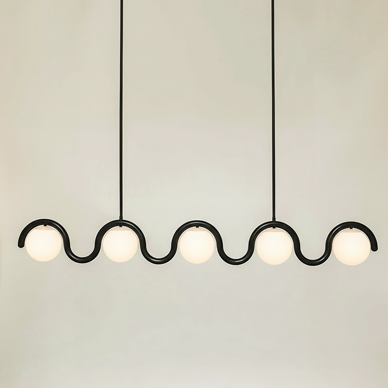 Pendant Light | Wavy Sphere Chandelier Design