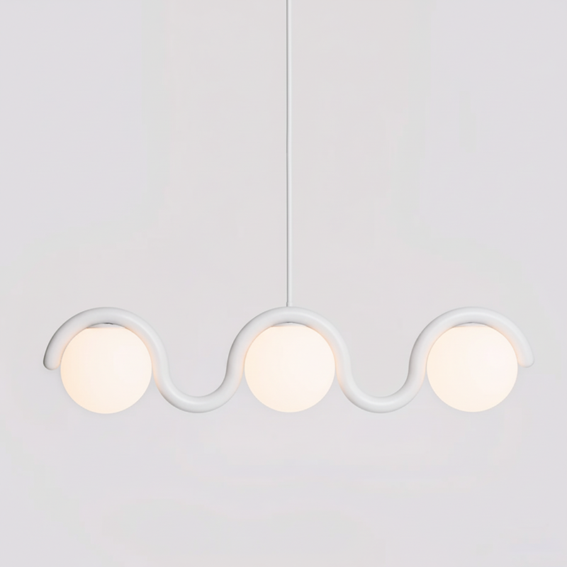 Pendant Light | Wavy Sphere Chandelier Design