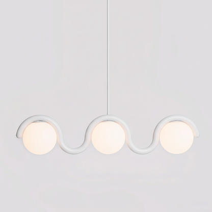 Pendant Light | Wavy Sphere Chandelier Design