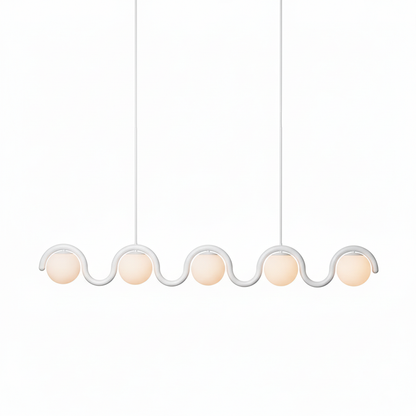 Pendant Light | Wavy Sphere Chandelier Design