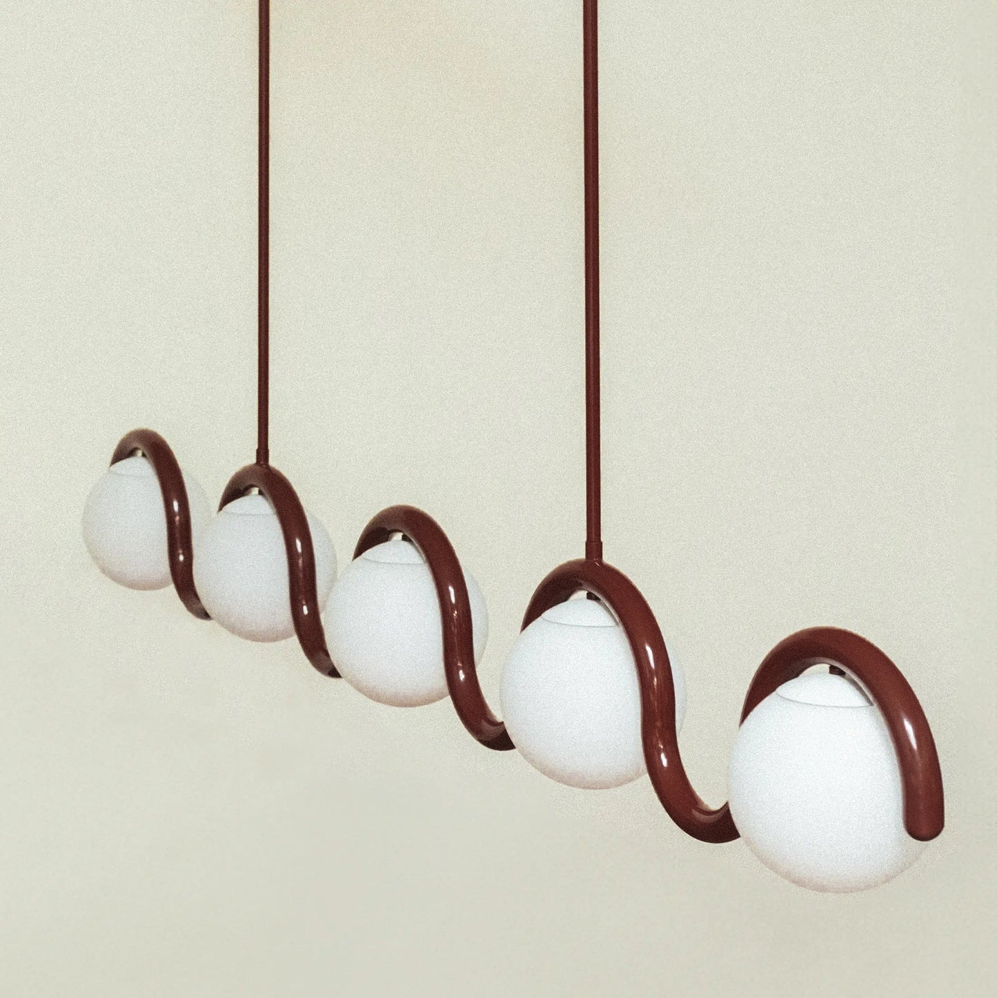 Pendant Light | Wavy Sphere Chandelier Design