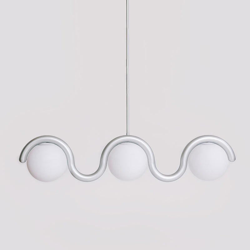 Pendant Light | Wavy Sphere Chandelier Design