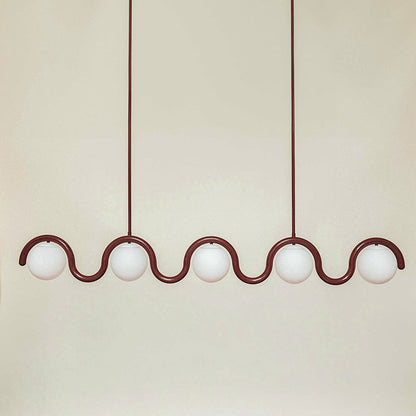 Pendant Light | Wavy Sphere Chandelier Design