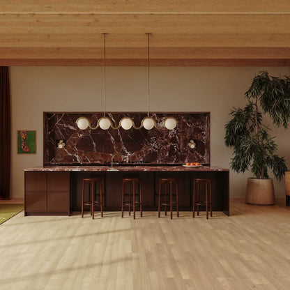 Pendant Light | Wavy Sphere Chandelier Design