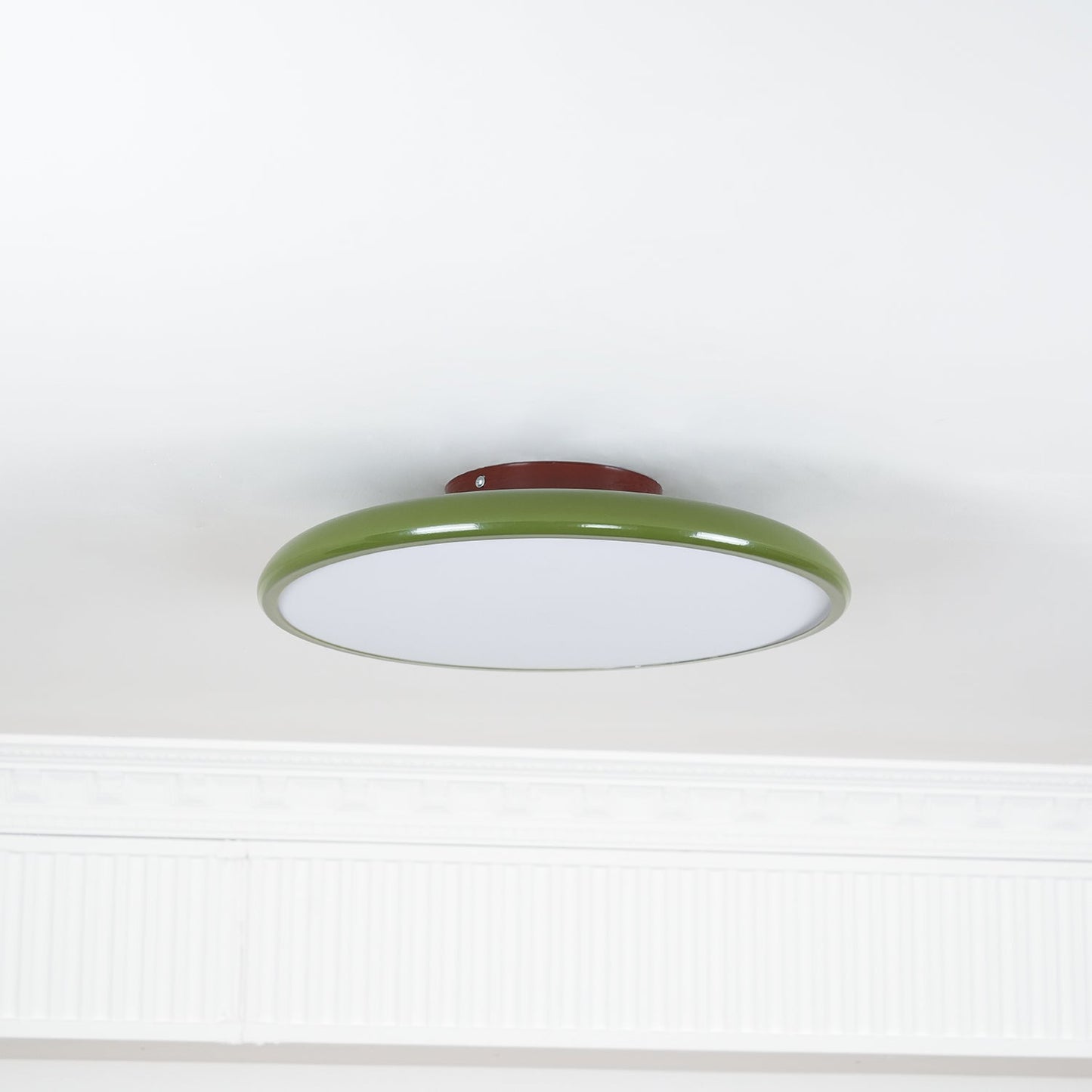 Ceiling Light | Wood Trim Round LED