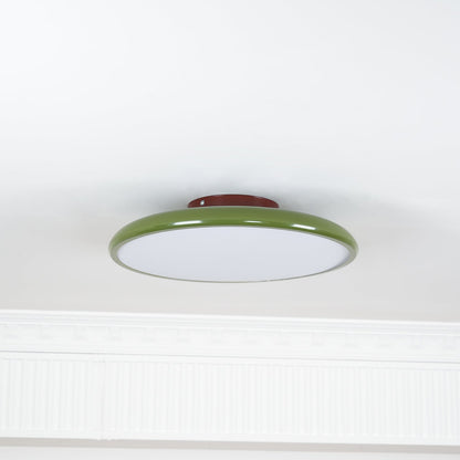 Ceiling Light | Wood Trim Round LED