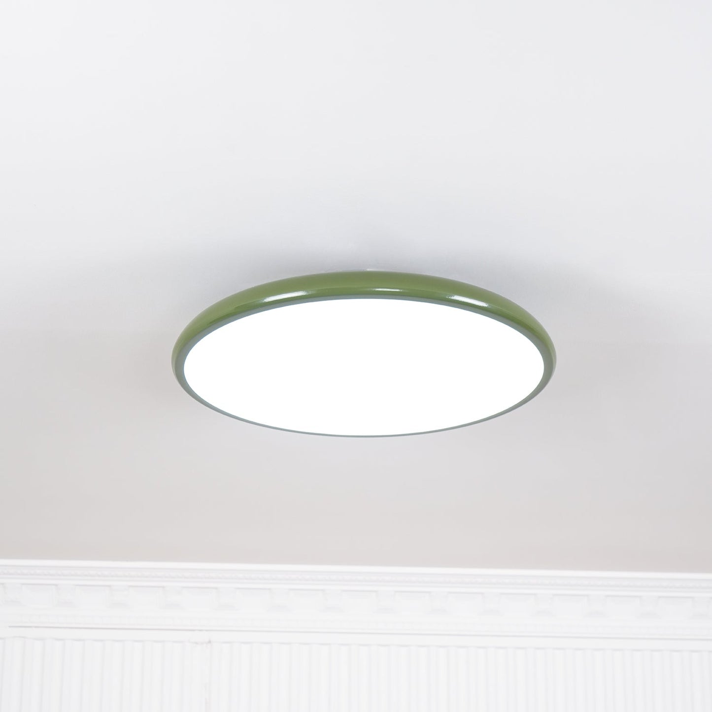 Ceiling Light | Wood Trim Round LED