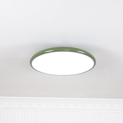 Ceiling Light | Wood Trim Round LED