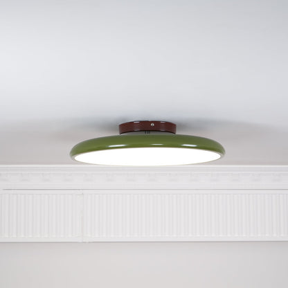 Ceiling Light | Wood Trim Round LED