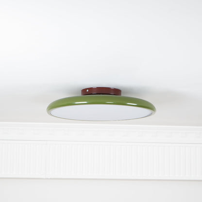 Ceiling Light | Wood Trim Round LED