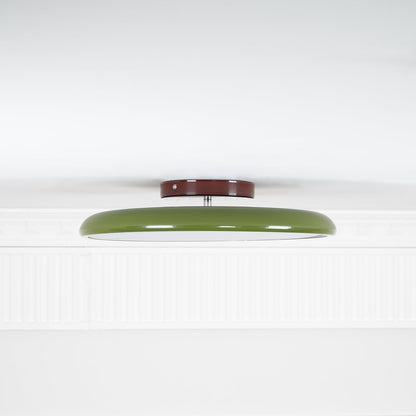 Ceiling Light | Wood Trim Round LED