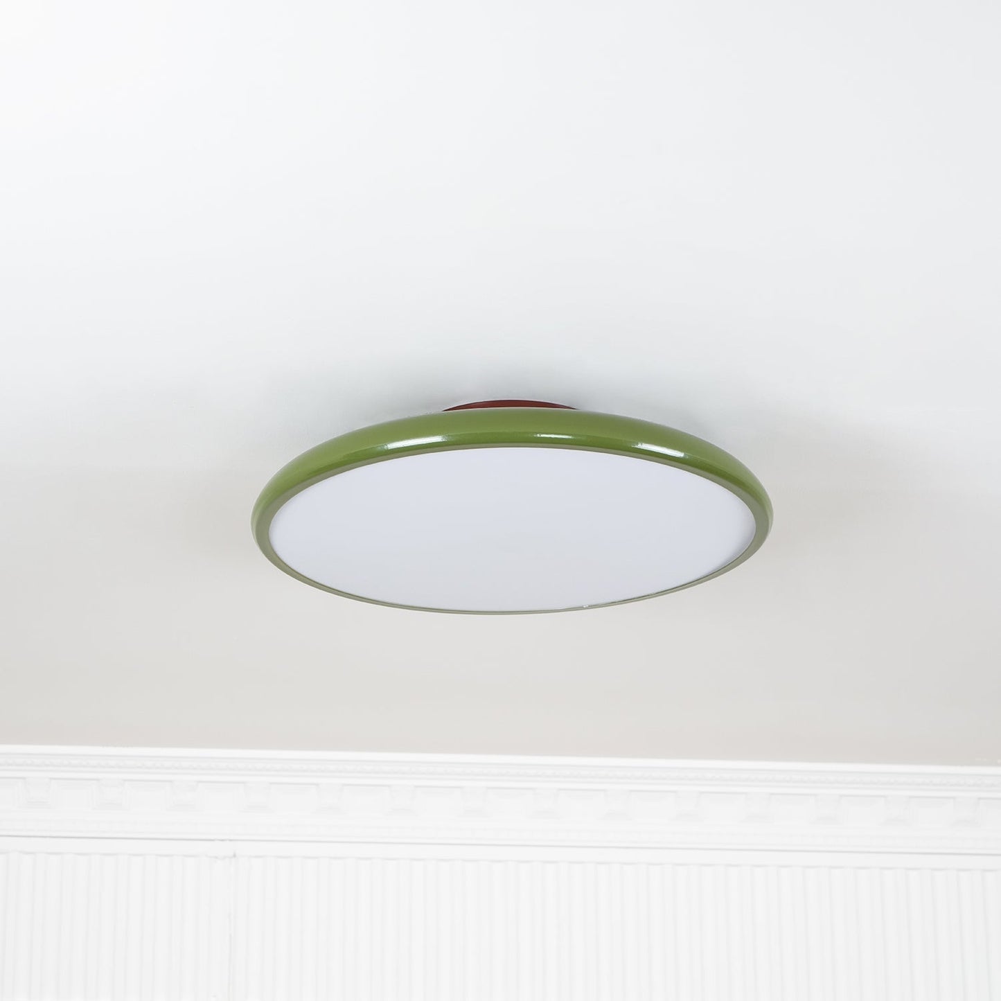 Ceiling Light | Wood Trim Round LED