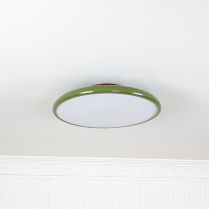 Ceiling Light | Wood Trim Round LED