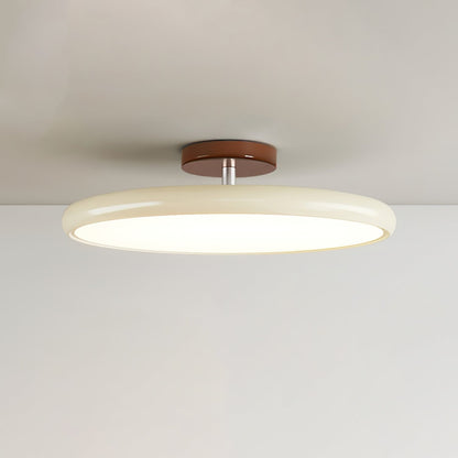 Ceiling Light | Wood Trim Round LED