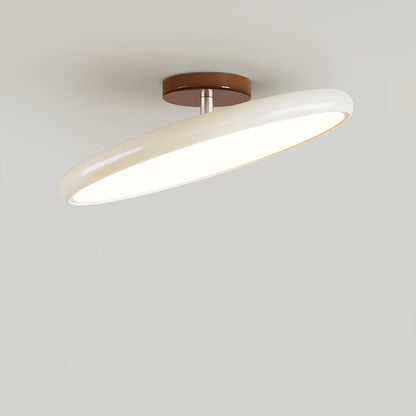 Ceiling Light | Wood Trim Round LED
