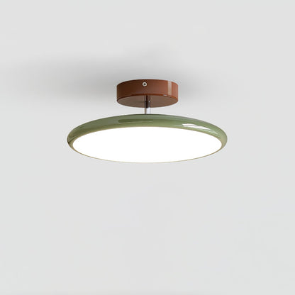 Ceiling Light | Wood Trim Round LED