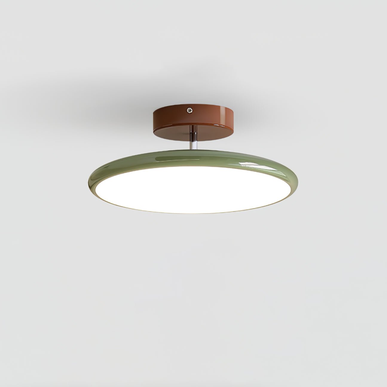 Ceiling Light | Wood Trim Round LED