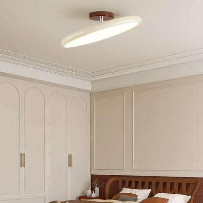 Ceiling Light | Wood Trim Round LED
