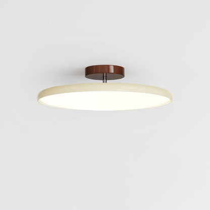 Ceiling Light | Wood Trim Round LED