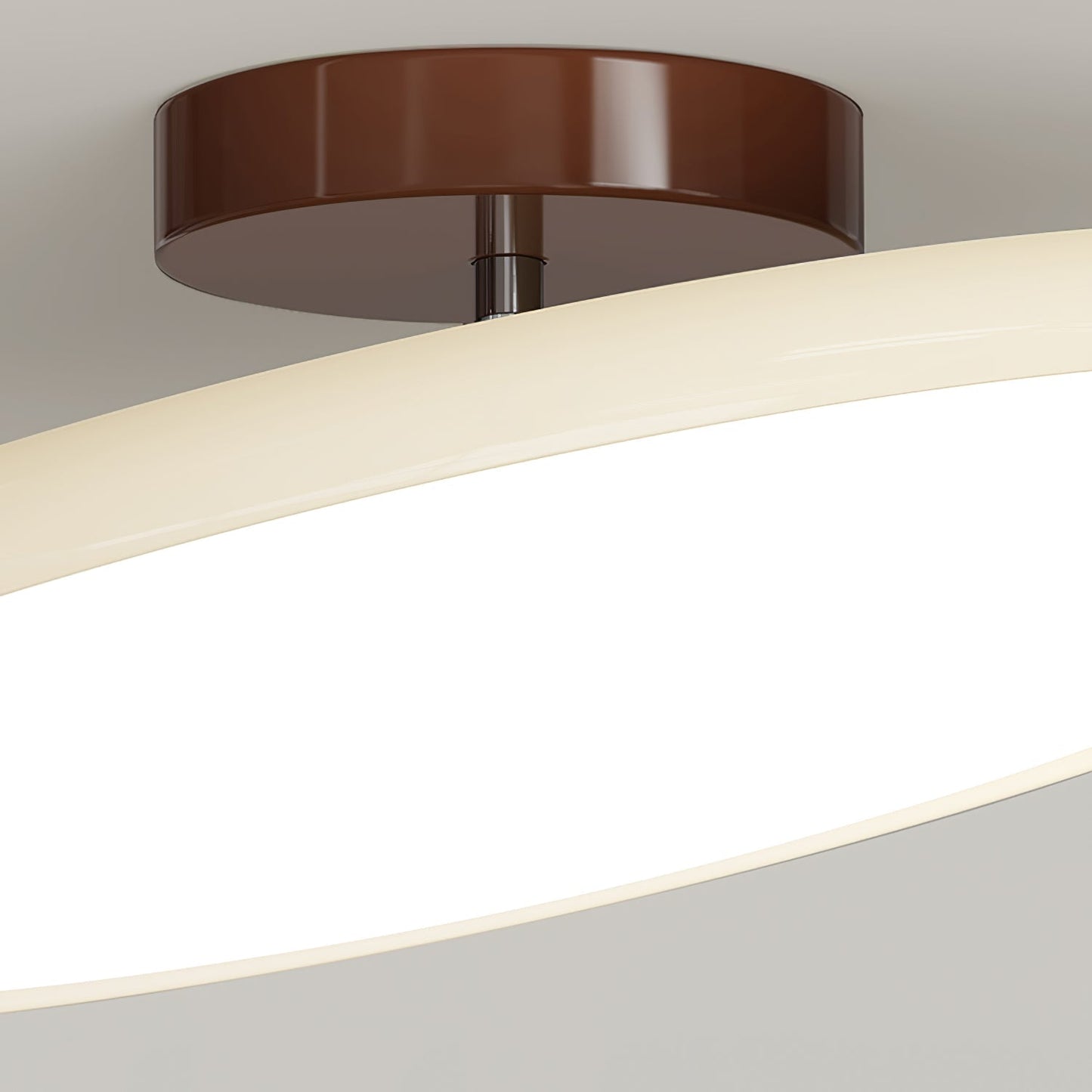 Ceiling Light | Wood Trim Round LED