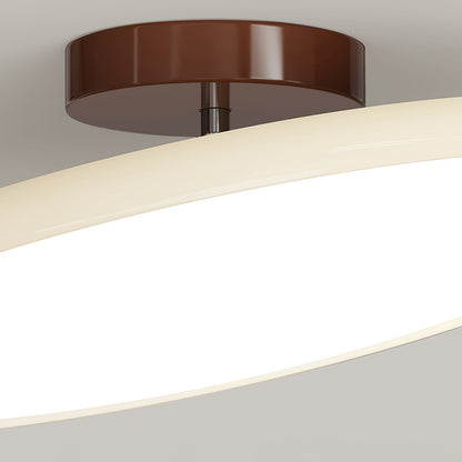Ceiling Light | Wood Trim Round LED