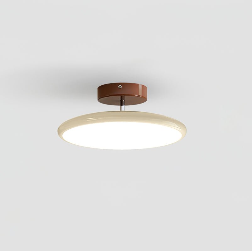 Ceiling Light | Wood Trim Round LED